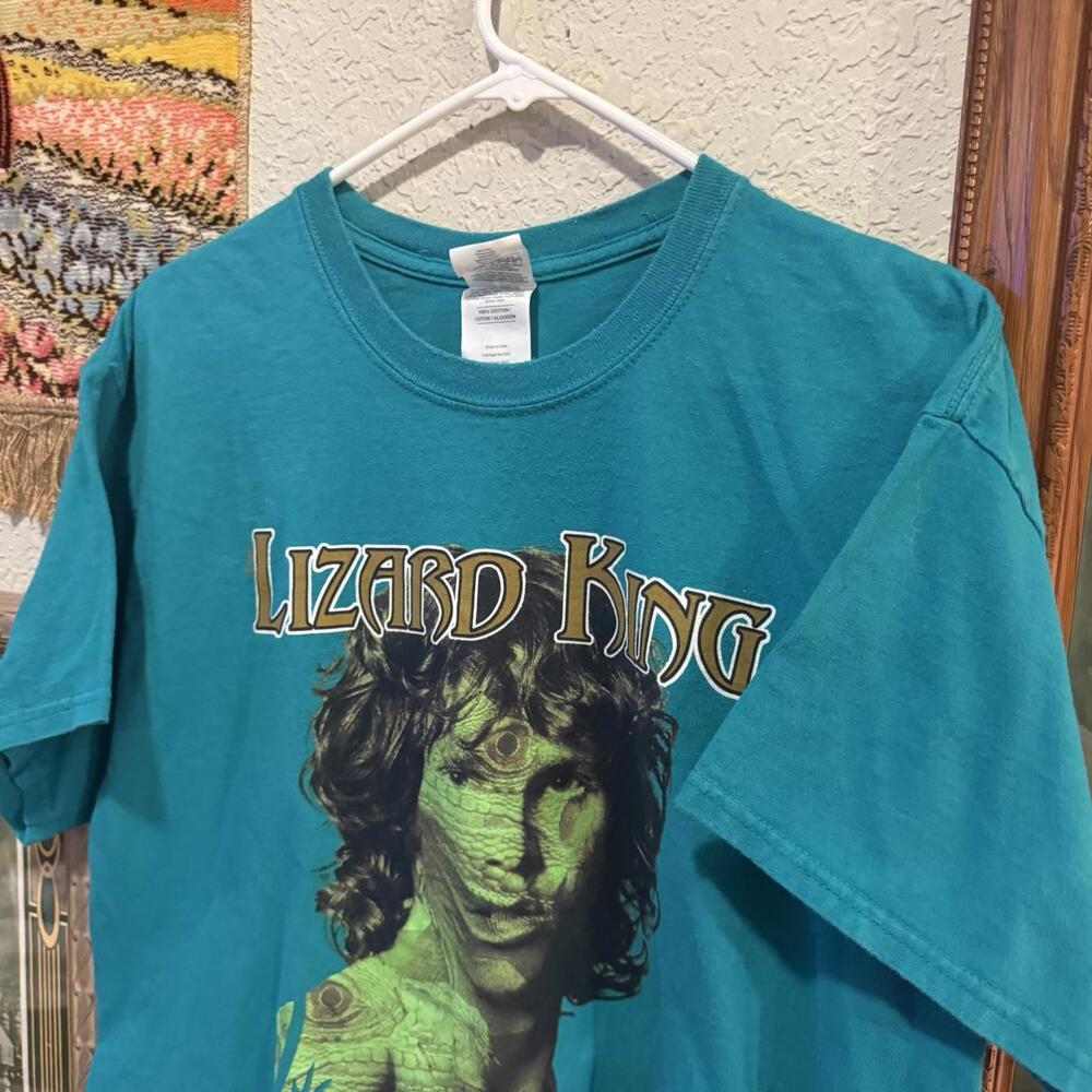 Vintage 2000 RARE The Lizard King Jim Morrison The Doors Rock T-Shirt Size Large - Picture 3 of 7
